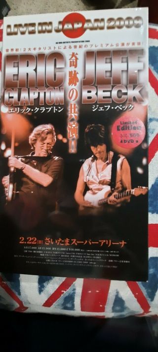 Eric Clapton Jeff Beck Live In Japan 2009 4 Dvd Box Set Import Rare Numbered