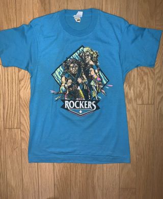 Wwf The Rockers Wrestling Shirt Shawn Michaels Marty Jannetty Wwe Vtg Rare M