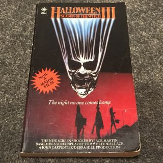 Rare Halloween Iii: Season Of The Witch Novel Jack Martin Oop Collectable Horror