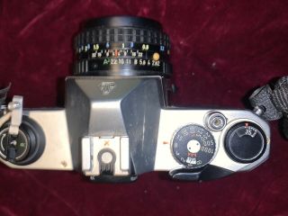 Rare Made in Japan Pentax K1000 35mm SLR Film Camera w/50mm f1.  2 Lens - 3