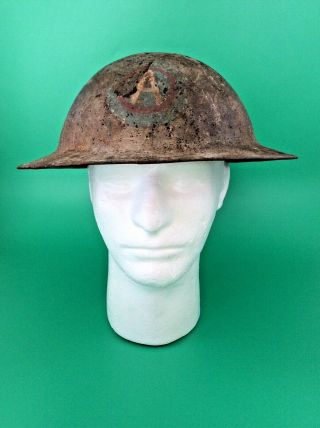 Rare - Wwi Us Army 3rd Army M1917 Doughboy Helmet M - 1917 Brodie