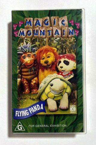 Magic Mountain: Flying Panda - Aussie / China Abc Kids Tv Series - Rare Vhs Tape