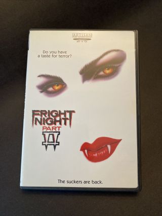 Fright Night Part Ii Pt.  2 (dvd,  2003) Roddy Mcdowall Oop Rare Frees&h