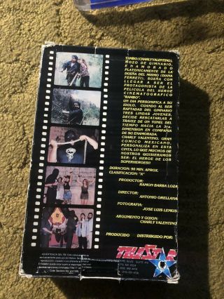 Tambo VHS Rare Big Box Horror Spanish Mexi Sleaze Action Insane Rambo Weird SOV 2