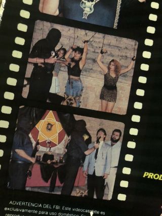 Tambo VHS Rare Big Box Horror Spanish Mexi Sleaze Action Insane Rambo Weird SOV 3