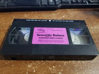 Sorority Babes In The Slimeball Bowl - o - rama Urban Classics Rare Horror Vhs 3