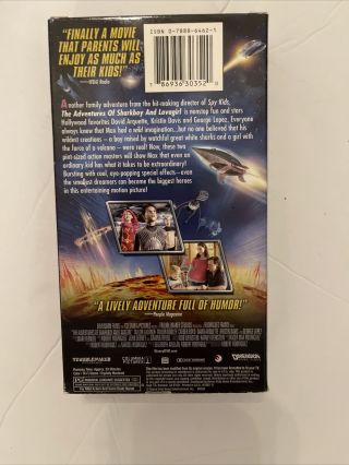 THE ADVENTURES OF SHARKBOY AND LAVAGIRL VHS Taylor Lautner RARE OOP LN Spy Kids 2