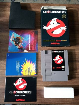 Ghostbusters (nintendo Entertainment System,  1988) Complete Rare Cib