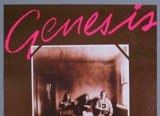 GENESIS - rare vintage 1981 German ABACAB concert poster ALL DATES 2