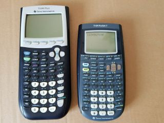 Texas Instrument Ti - 84 Plus Pocket Graphing Calculator Without Case Rare
