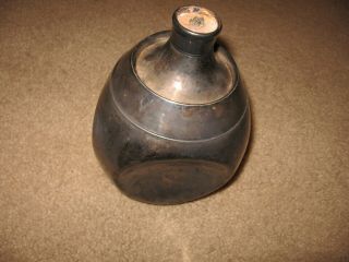 Rare Antique Vintage Silver Plated Candle Canteen 4 Kerosene Light Source