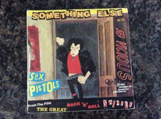 Rare Punk 7” Vinyl - Sex Pistols Something Else Sid Vicious Shirt Friggin Swindl