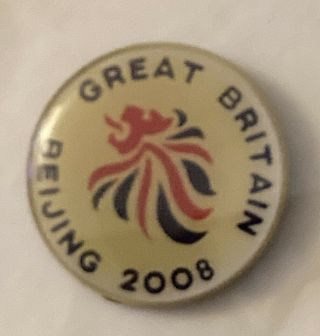 RARE Beijing 2008 Olympic Set Of 4 Team GB Pin Badges Athlete Issue Only 3
