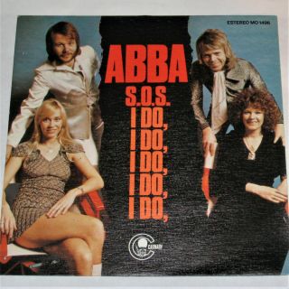 Abba S.  O.  S.  I Do I Do Spanish 7 " Promo 45 1975 Carnaby Spain 75 Rare Vinyl Demo