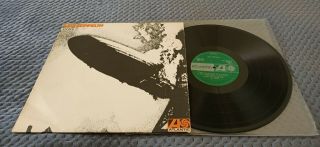 Led Zeppelin 1 Rare Zealand 1969 Stereo Atlantic 12 " Flipback Lp Vg