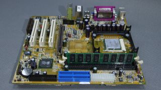 35 DFI NS35 - TL miniATX S478,  Intel Celeron 1700MHz,  512Mb PC3200 DDR RARE 2