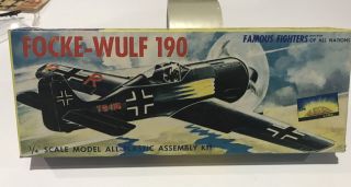 Very Rare 1956 Aurora Focke - Wulf 190