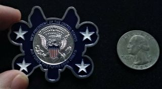 Rare White House Vice President Air Mission Sam Fox 89th Air Wing Challenge Coin