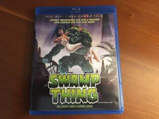 Swamp Thing (blu - Ray/dvd,  2013,  Scream Factory,  Rare Oop)