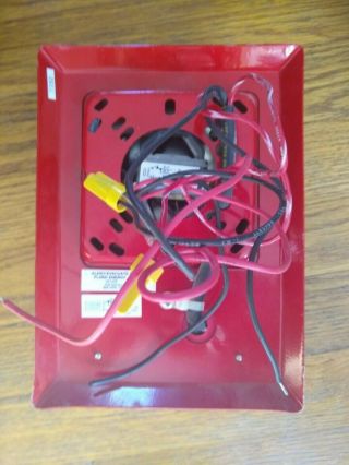 RARE vintage Edwards GS 895B - 301 electromechanical fire alarm horn/strobe 2
