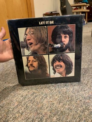 Rare Vintage The Beatles Let It Be 1970 Vinyl Lp First Pressing Apple