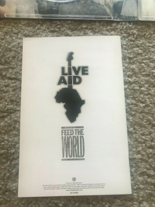 Live Aid (DVD,  2004,  4 - Disc Set),  Rare,  Collector ' s Item - - Queen,  Bowie,  U2 3