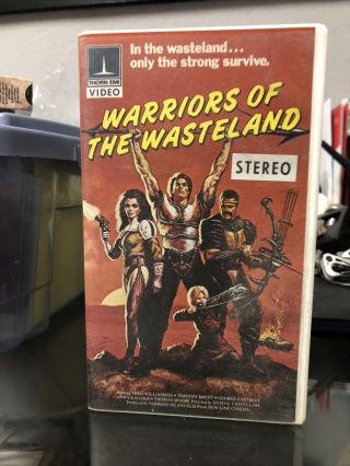 Cult Classic Rare Warriors Of The Wasteland Vhs Oop Thorn Emi Video