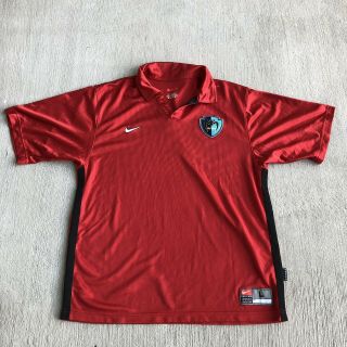 Rare Vintage Tampa Bay Mutiny Nike Jersey Soccer Shirt Kit 90s Mls Red Training