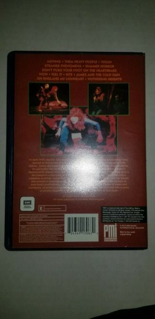 KATE BUSH LIVE AT HAMMERSMITH ODEON RARE OOP CD & PAL VHS VIDEO BOX SET 2