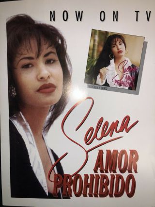 Selena Quintanilla Rare 1994 Amor Prohibido Advertisement/order Form