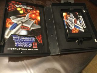 Authentic Rare Thunder Force Ii 2 For Sega Genesis