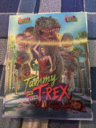 Tammy And The T - Rex - Blu Ray/dvd - Vinegar Syndrome - W/ Rare Oop Slipcover