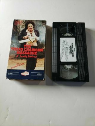 The Texas Chainsaw Massacre - A Family Portrait VHS - MTI - 1988 - RARE - HTF 2