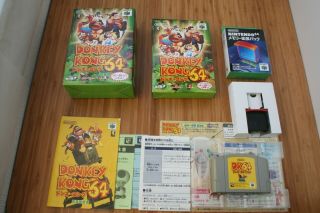 Nintendo 64 Donkey Kong Memory Expansion Pak Pack Boxed Rare N64 Japan