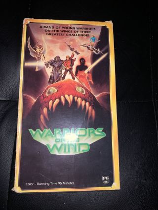 VERY RARE Warriors Of The Wind VHS 1990 StarMaker R&G Video Anime OOP 2