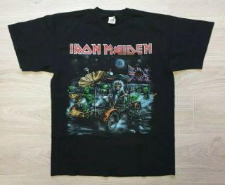Rare Iron Maiden Final Frontier World Tour 2010 T Shirt Knebwort
