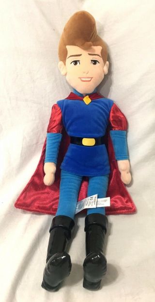 Disney Store Sleeping Beauty Prince Phillip Stuffed Plush Doll Philip 23 " Rare