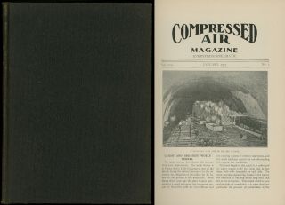 Rare 12 1917 Compressed Air Magazines Pneumatic Locomotives Mining Construc.  G