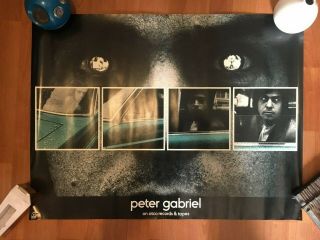 Rare Vintage Peter Gabriel Self Titled Atco Promo Poster 1977