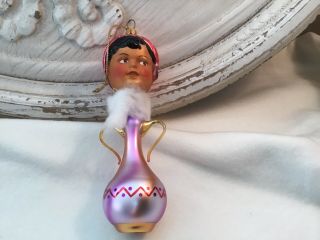 Vintage Radko Ornament Three Wishes 1995 (genie In A Bottle) Early And Rare