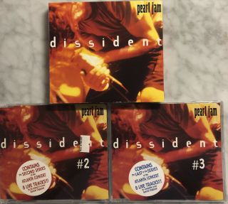 Pearl Jam Dissident Live In Atlanta Rare 3 X Cd Complete Set 1994 Vg W/ 3 Cases
