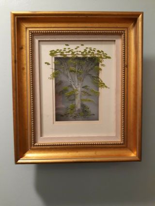 Rare Jean - Pierre Weill 3d Glass Glass Art " Tree Of Life " Signed.