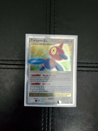 Pokemon Card Porygon - Z Lv.  X 100/100 Ultra Rare Holo