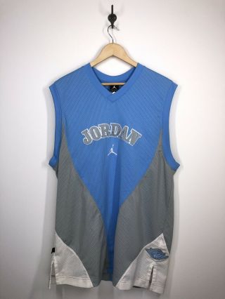 Vintage 90s Nike Jumpman Air Jordan 23 Jersey Carolina Blue Rare Men’s Large
