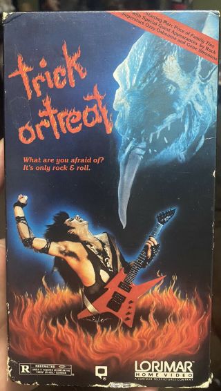 Trick Or Treat Vhs Rare Oop.