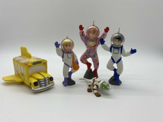 Rare Magic School Bus Ms.  Frizzle,  Carlos,  D.  A.  & Liz Character Toys Space