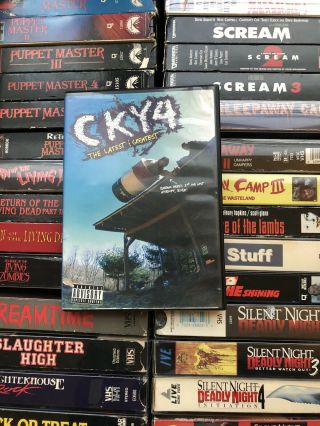 Cky 4 Dvd Rare First Pressing All Skits & Easter Eggs Cky Bam Margera Jackass