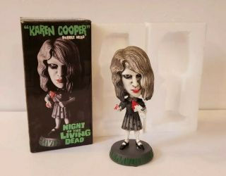 Rare Night Of The Living Dead Karen Cooper Bobble Head 628/1000