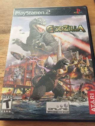 Godzilla: Save The Earth (rare) (sony Playstation 2,  2004) Complete