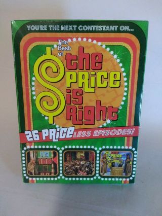 The Price Is Right (dvd,  2008,  4 - Disc Set) Bob Barker Tv Game Show Rare Oop